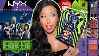 NYX Beetlejuice Beetlejuice Limited Edition Collection! HOT NEW Release Alert! Swatches + Try On