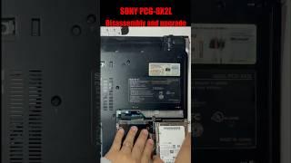 SONY PCG 8X2L disassembly and parts upgrade! #rheezetech #repair