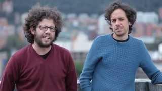 Nicolás y Juan Andrés Ospina, de Inténtalo Carito, en la Terraza Diners