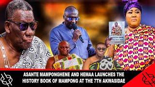 ASANTE MAMPONGHENE AND HEMAA LAUNCHES THE HISTORY OF MAMPONG BOOK AT THE 7TH AKWASIDAE 2024