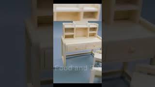 DIY  writing desk model tutorial  furniture Dollhouse desk#Short56 ItXVmku1P2s