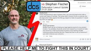 DCS Deep Cycle Systems Defamation [Update 2] | " We don't sue anyone for reviews"