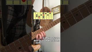 G Major Scale   From 9th to 12th Positions