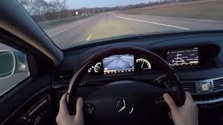 2008 Mercedes S550 4MATIC POV Driving