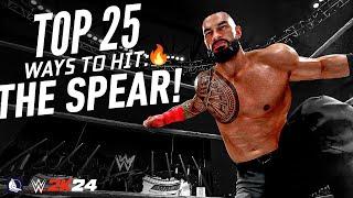 25 Ways to Hit the SPEAR in WWE 2K24