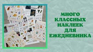 ЕЖЕДНЕВНИК | оформляем ежедневник | МНОГО наклеек от Remarklee |эстетичные наклейки для ежедневника