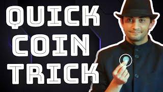 QUICK COIN TRICK FOR BEGINNERS REVEALED - STEP BY STEP TUTORIAL! 