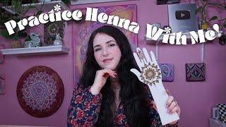 3 Henna Designs For Beginners | Henna Tutorial  Real-Time Speed 