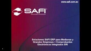 SAFI ERP + FACTURACION ELECTRONICA