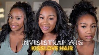 Get 3 Easy HairStyles With Pre-everything Invisi-drawstring Body Wave Frontal Wig Ft Kisslove Hair