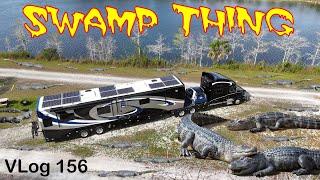 SWAMPED! ASMR. Gator Hunter, baby! Poop Pyramid! HDT Travels. Fulltime RV Life. RV Lifestyle