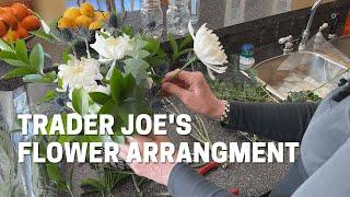 Trader Joe's Flower Arrangement  - Your Winter Survival Tip