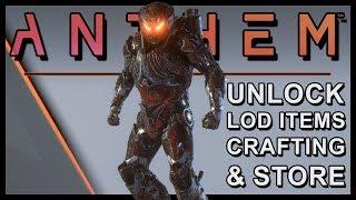 Anthem | Unlock Legendary Legion of Dawn Items, Crafting, & Store (Spoiler Free)