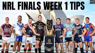 NRL FINALS WEEK 1 TIPS & PREDICTIONS 2024