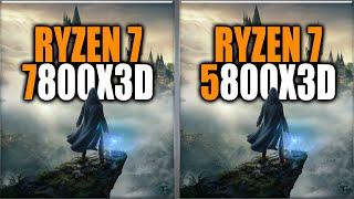 Ryzen 7 7800X3D vs 5800X3D Benchmarks - Tested in 15 Games and Applications