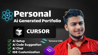 Build a Fully Ai Generated Personal Portfolio Using React And Cursor Ai #trending