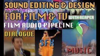 Sound Editing for Visual Media Ep00: The Film Audio Pipeline