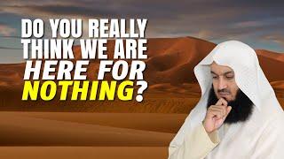 Do Your Really Think We Are Here For Nothing? | Mufti Menk