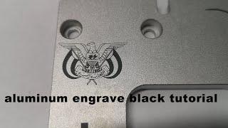 How to Engrave a BLACK MARK on Aluminum with a Fiber Laser:Fiber Laser Tutorials