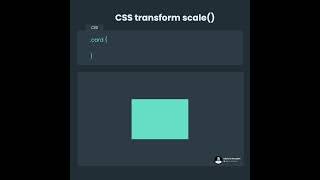 CSS transform scale