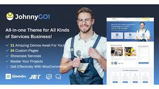 JohnnyGo - Handyman Service Elementor WordPress Theme | Themeforest Website Templates and Themes