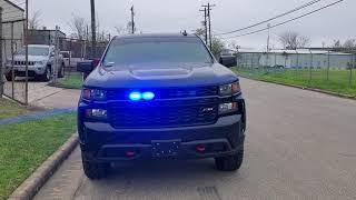 2021 Chevrolet Trail Boss Feniex Police Lights by EFS Houston Emergency Fleet Service