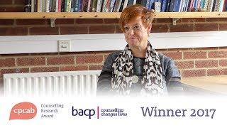 CPCAB Counselling Research Award 2017: winner