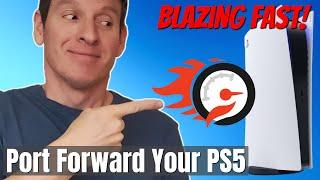 GET FASTER PS5 INTERNET GAMING SPEED | PORT FORWARDING EXPLAINED 2024