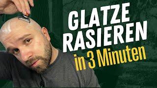 So rasierst Du Deine Glatze in 3 Minuten | Kopfrasur a la Speedy Gonzales | Fast Headshave