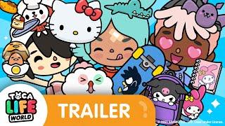 SOMETHING CUTE HAS ARRIVED  | Hello Kitty and Friends Furniture Pack Trailer | Toca Life World