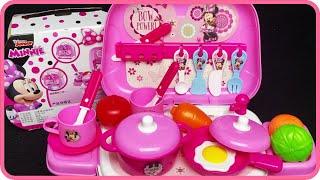 Disney Minnie Mouse Kitchen Set Satisfying with Unboxing Compilation Toys ASMR / Review Toys