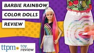 [Toy Review] Barbie Crayola Rainbow Fruit Surprise and Barbie Rainbow Sparkle Hair from Mattel