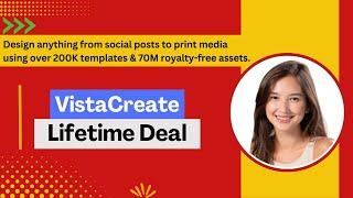 VistaCreate Lifetime Deal I Create graphics design for your brand using a premium content library