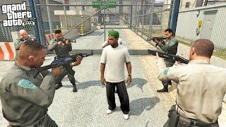 LAMAR BREAK OUT OF PRISON IN GTA 5!!! (GTA 5 Mods)