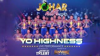 YO HIGHNESS (Semi finalists of Britain Got Talent) Live Performance | Johar Nite 2025 | Jamshedpur 