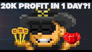 20K Profit From MINING?! (Pixel Worlds)