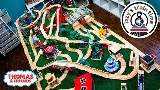 Thomas and Friends | DAD BUILDS A HUGE TRACK! Thomas Train with Brio and Imaginarium