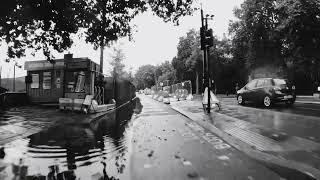 Raining morning in London