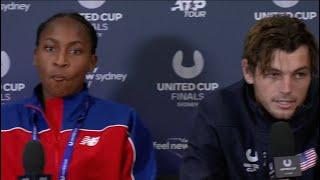 United Cup 2025 - Coco Gauff, Taylor Fritz & USA : "We are ready to play Swiatek, Hukarcz's Poland"