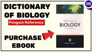 Dictionary  Of Biology Ebook |Penguin Reference | important  Biology Book| Best Biology  Book