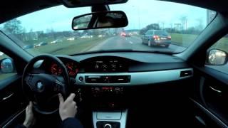 BMW E90 Onboard Evening Gopro HD