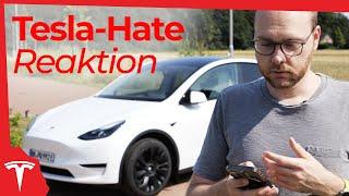 Warum schreiben die sowas? TESLA-Hate-Kommentare (Reaktion)