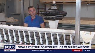 LEGO replica of Dulles International Airport built in 9 months by local artist