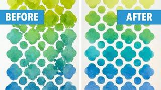 The Watercolor Stencil Hack Every Artist and Crafter Should Know!