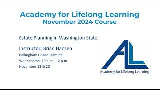 Estate Planning in Washington State - Brian Hansen