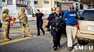 Military Police and LAPD Respond to Possible Domestic Violence Incident at Checkpoint on Channel Rd