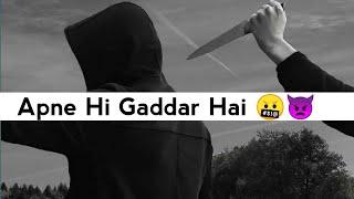 Apne Hi Gaddar Hai  | Attitude Shayari Status | Matlabi Duniya | Shayar Usman