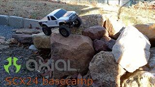 SCX24 Basecamp tests out some brass wheels and new sticky tires