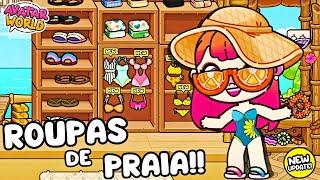 NOVA LOJA DE ROUPAS DE PRAIA NO AVATAR WORLD!!