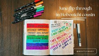 Talking Through my June Daily Pages in my Hobonichi Cousin